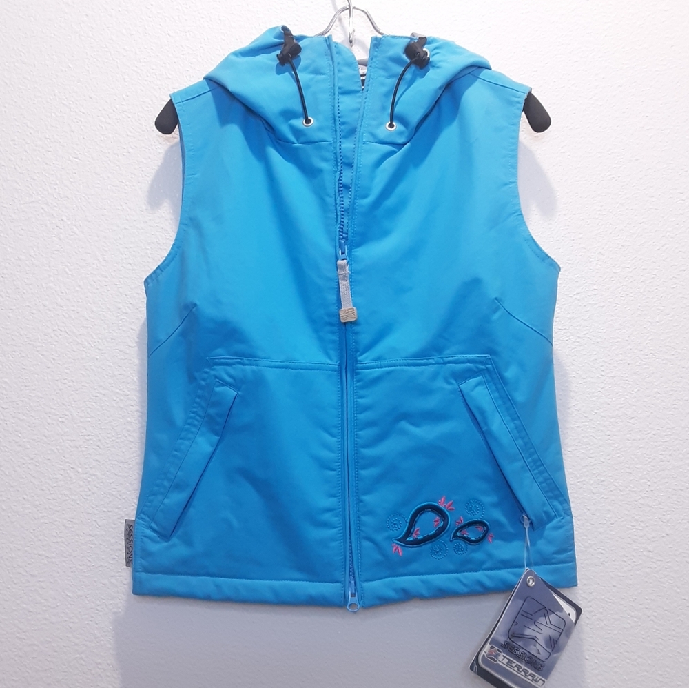 NWT Sessions Women's Terrain Series Hooded Vest